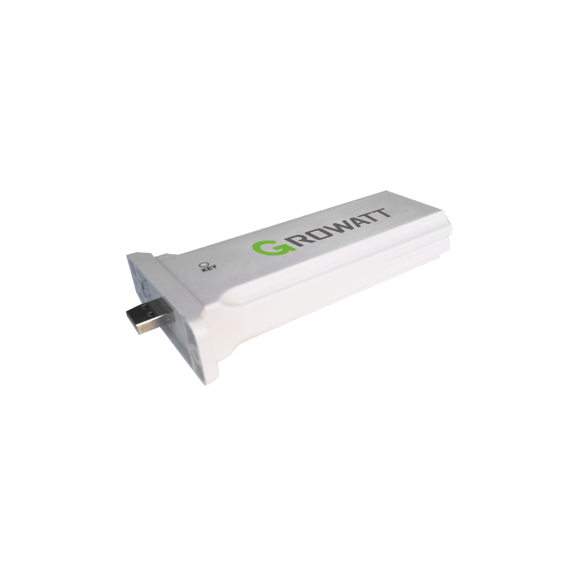 En Growatt Shine Wifi F modul, der er en nem og enkel overvågningsløsning til invertere