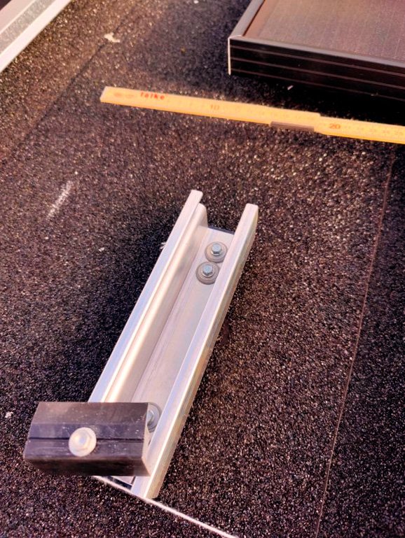 Kort skinne taginstallation